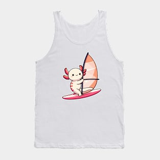 axolotl funny Windsurfing Tank Top